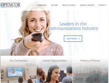 Tablet Screenshot of pencor.com